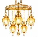 झूमर — Hanging Chandelier Lights