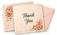 थैंक-यू कार्ड सेट — Thank You Card Set