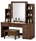 Dressing Table — ड्रेसिंग टेबल (Vanity with Mirror + Drawers)
