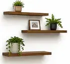 Floating Wall Shelves — फ्लोटिंग वॉल शेल्फ (Set of 3)