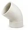 45° Elbow — 45 डिग्री एल्बो (uPVC / CPVC)