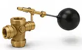 Float Valve / Ball Cock — फ्लोट वाल्व (Overhead Tank Auto-Fill)