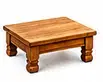 Chowki / Bajot — चौकी / बाजोट (Sacred Low Wooden Stool for Deity Placement)