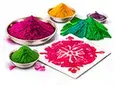 Rangoli Colours / Rangoli Stencil — रंगोली (Threshold Art)