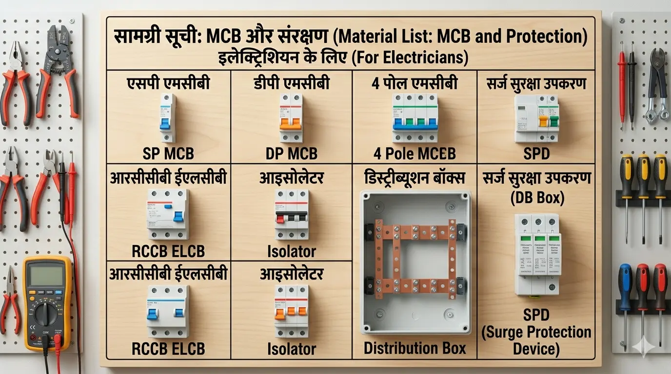 MCB and Protection Saman List MCB and Protection saman list items