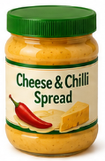 सैंडविच स्प्रेड - चीज़ & चिल्ली (Sandwich spread cheese chilli)