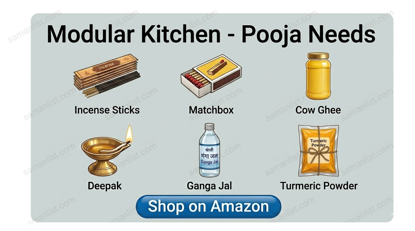 पूजा सामग्री (Pooja Samagri) Saman List पूजा सामग्री (Pooja Samagri) saman list items