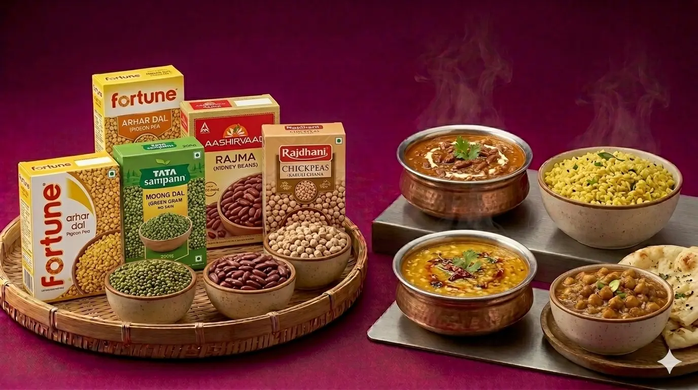 કઠોળ — Kathol (Pulses) saman list items