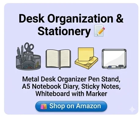 Desk Organization & Stationery