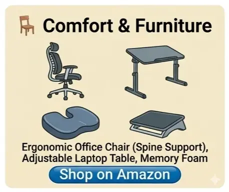 Comfort & Furniture saman list items