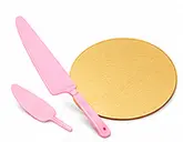 केक नाइफ और बेस बोर्ड — Cake Knife Aur Base Board