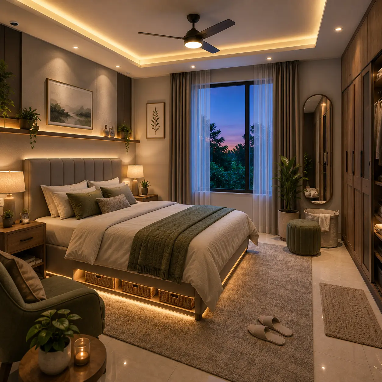 बेडरूम का सामान – Bedroom & Bedding Items List | SamanList