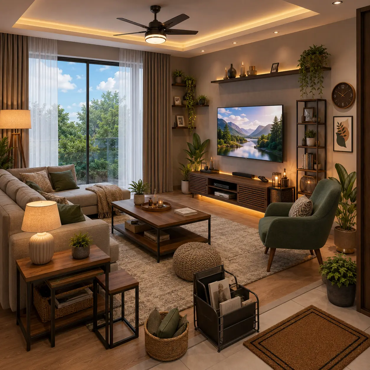 लिविंग रूम का सामान – Living Room Items List India | SamanList