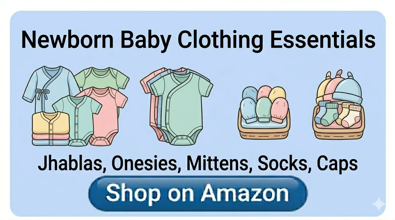 Clothing — बेबी के कपड़े Saman List Clothing — बेबी के कपड़े saman list items