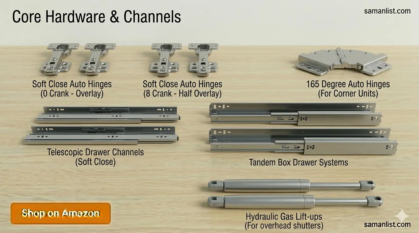 Core Hardware & Channels saman list items