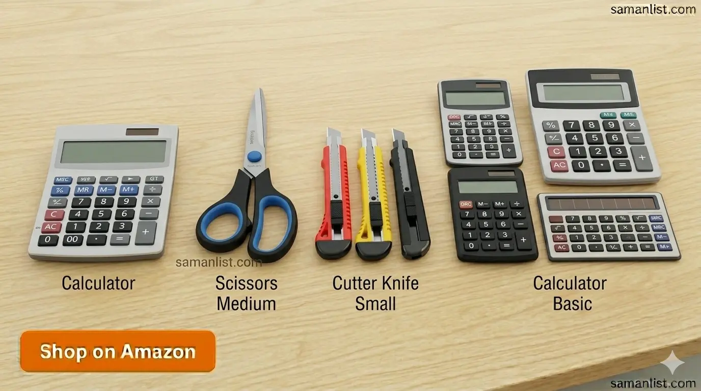 ऑफिस टूल्स (Office Tools) saman list items
